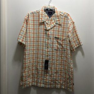 NEW Tommy Hilfiger Tommy Jeans Mens Plaid Shirt L